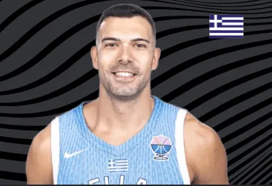 pg电子游戏-希腊球员斯洛卡斯全场12中5，三分5中2得到15分4篮板8助攻