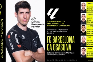 pg电子-西甲第27轮巴萨VS奥萨苏纳裁判安排：费雷尔执法